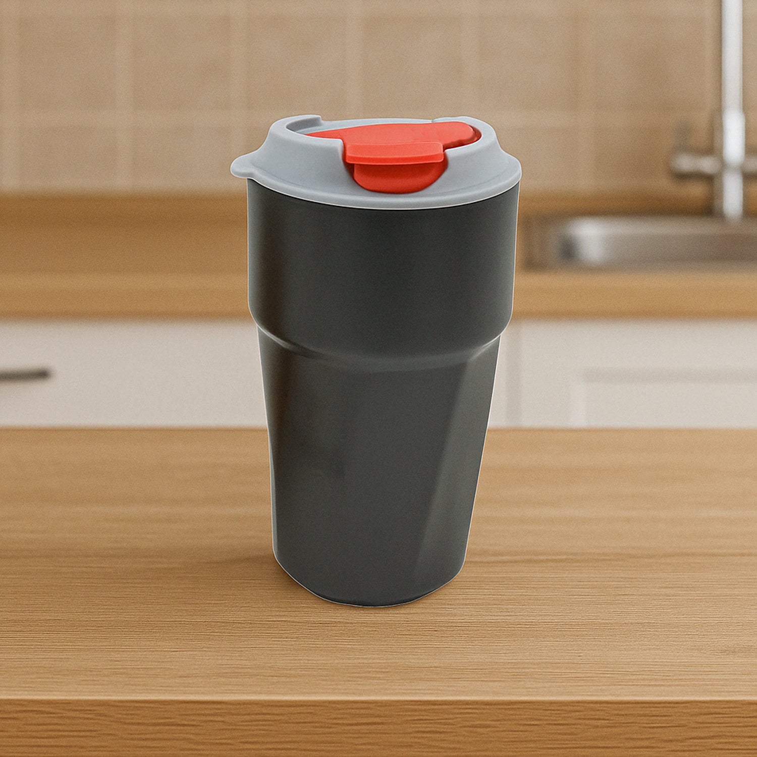 Stainless Steel Vacuum Insulated Travel Mug with Lid (1 Pc) - Coffee, Tea Stainless Steel Vacuum Insulated Travel Mug with Lid (1 Pc) - Coffee, Tea
